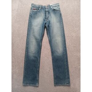 Lee Cooper LC110‎ Strikflex Jeans Men's W33 L34 Blue Slim Straight Stretch